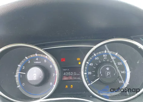 2012 Hyundai Sonata Gls z USA, uszkodzony, nr VIN 5NPEB4AC1CH378061